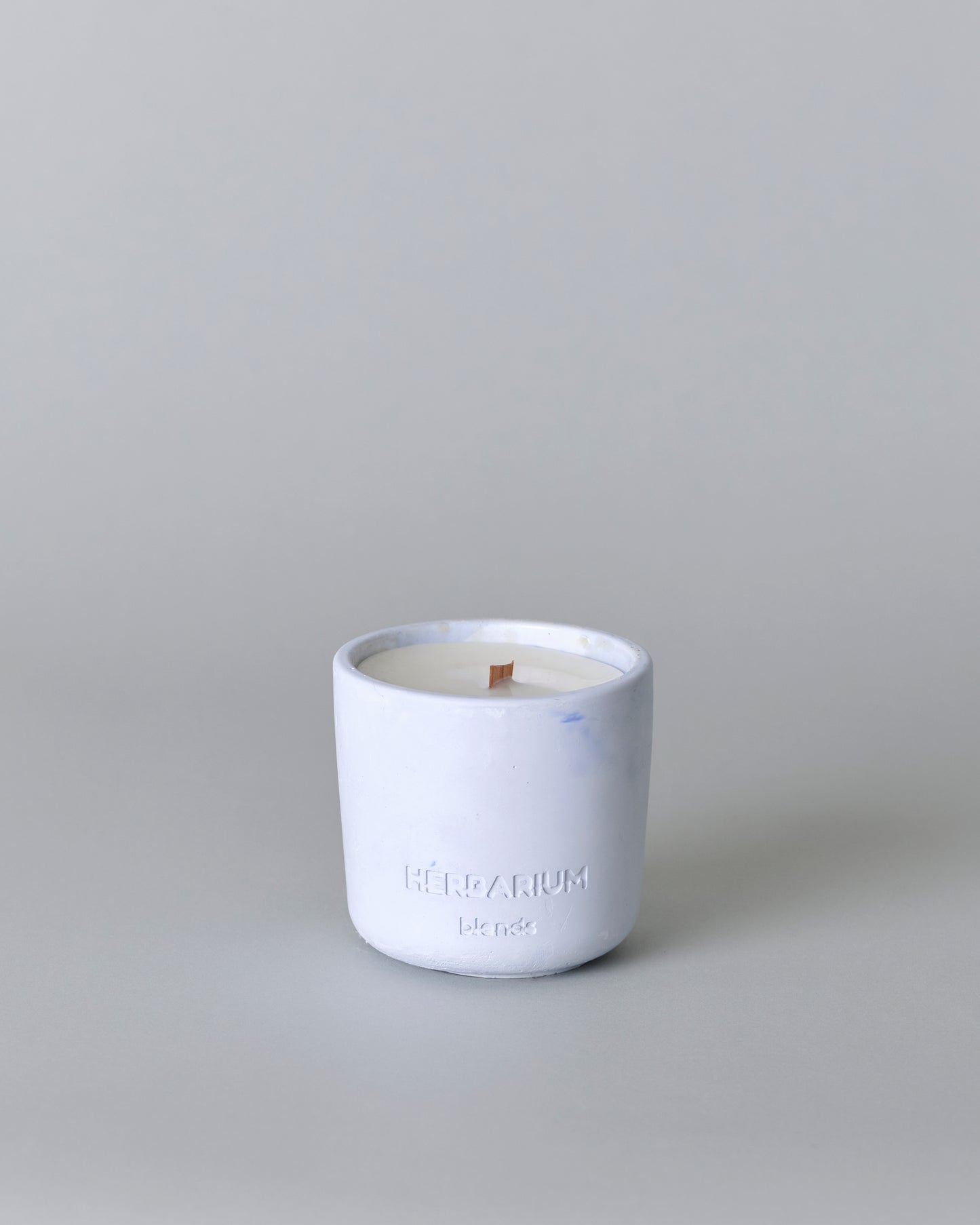 Silver Lake concrete candle